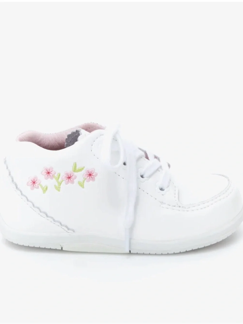 Stride Rite Emilia White Shoe